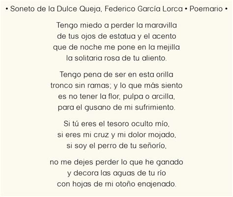 Soneto de la dulce queja, Lorca, musicado por Amancio Prada, 